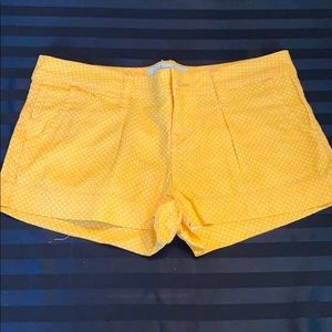 American Rag Polka Orange Dot Jean Shorts